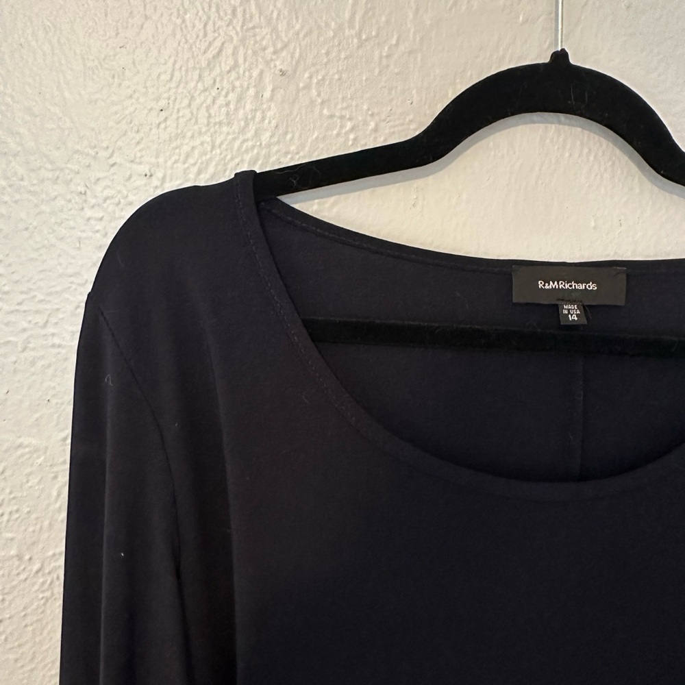 R&M Richards Navy Shift Dress